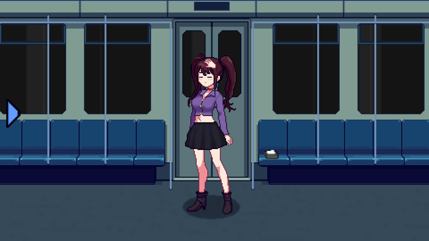 Train ride with bunny-girl