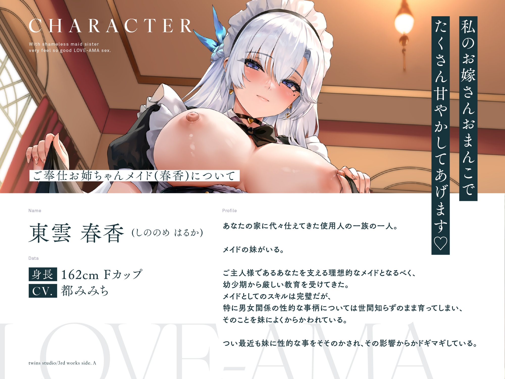 【早期限定あまあまSALE40%OFF!】ハレンチ姉メイドとラブあま極楽セックス〜純潔ハレンチま◯こに嫁確定妊娠中出し〜