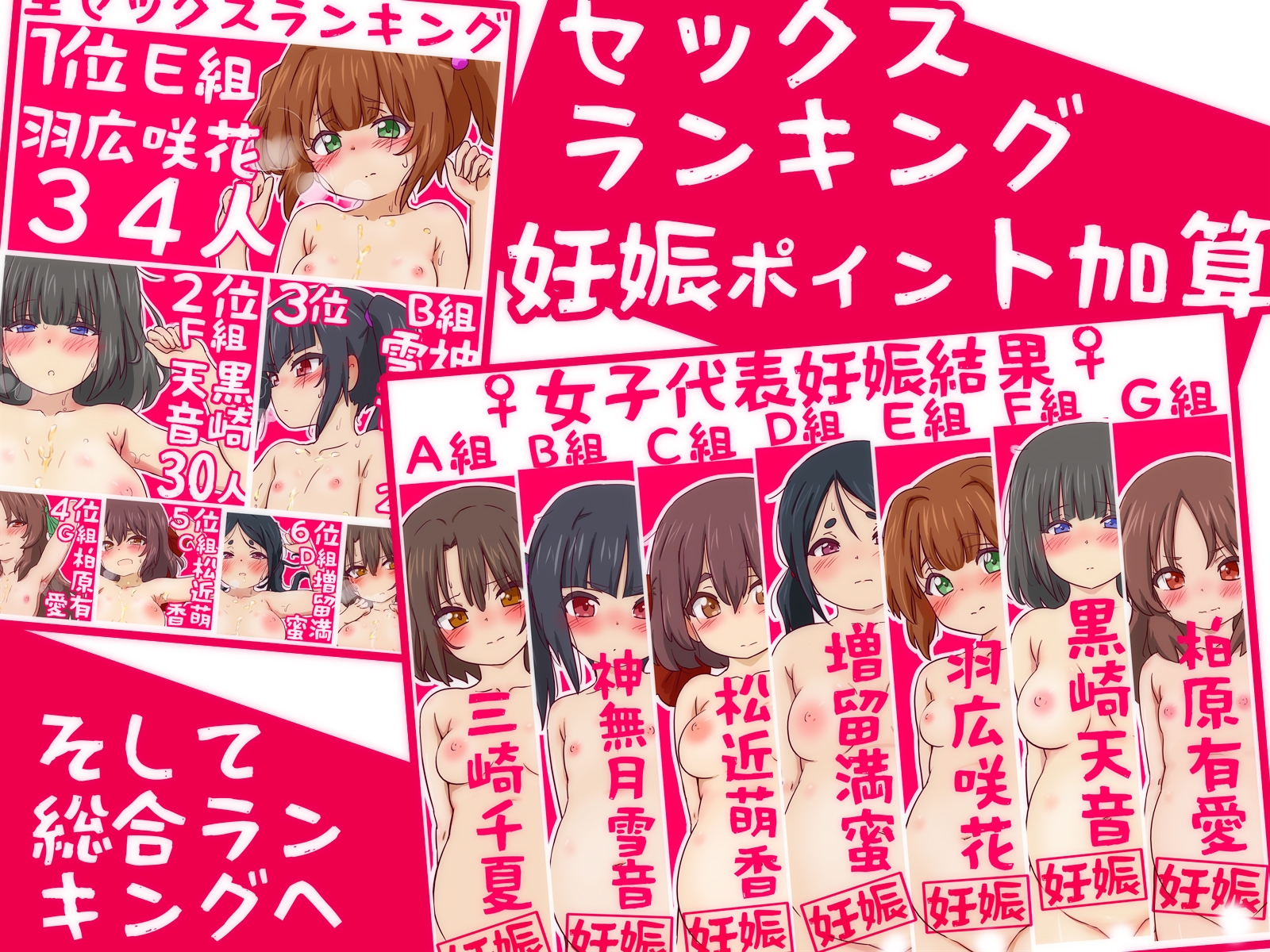 女子ランキング結果発表-クラス対抗性教育祭！-