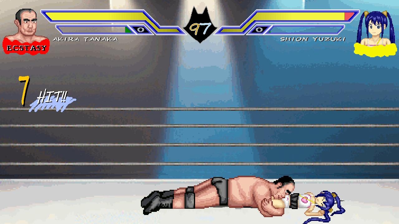 アイドルとオッサンのエッチなプロレス