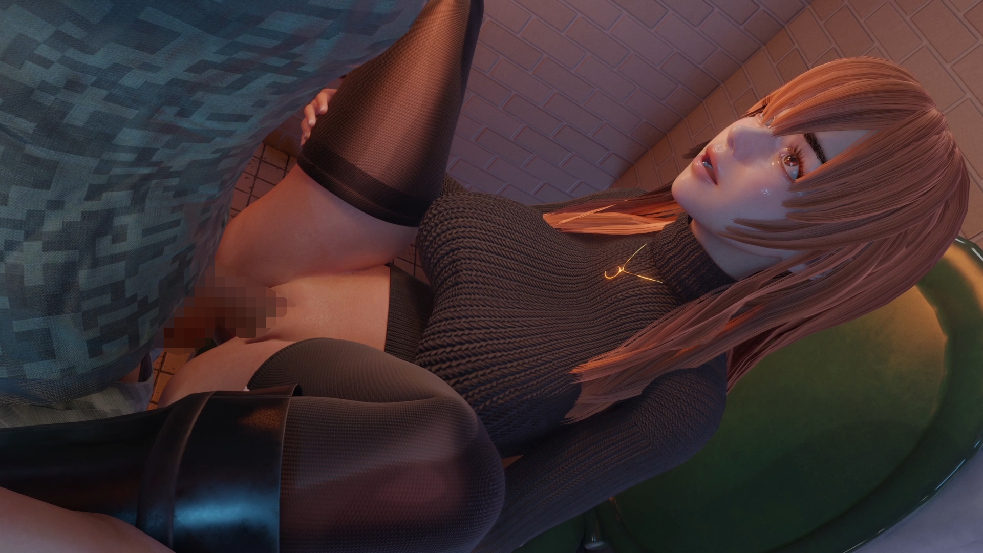 竿漁りお姉さんが出る公衆トイレ