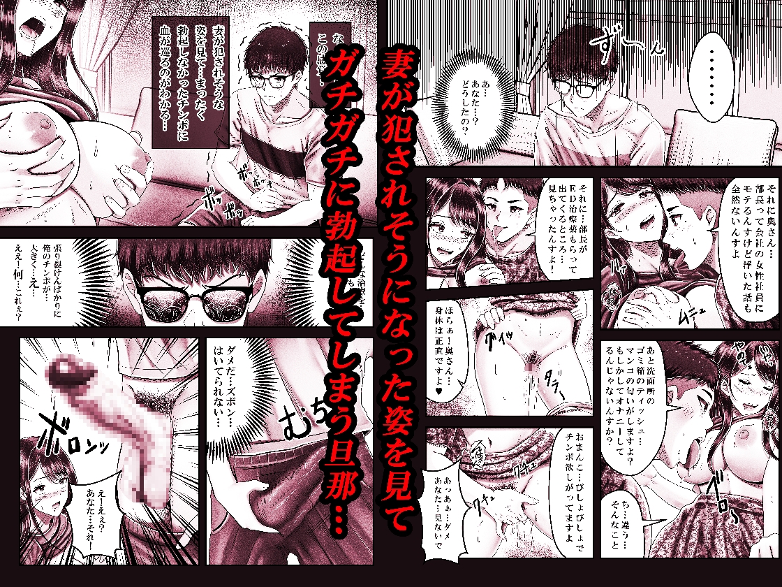 堕ちた黒髪賢者の催〇魔法でお〇こする話~人妻の両穴は極上の穴~