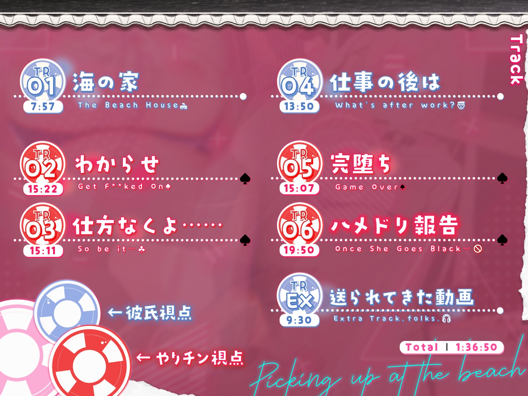 【即堕ちX下品オホ】 ヤリチンに即堕ち!ヤリモクナンパビーチ~自己愛が強いツンデレの場合~