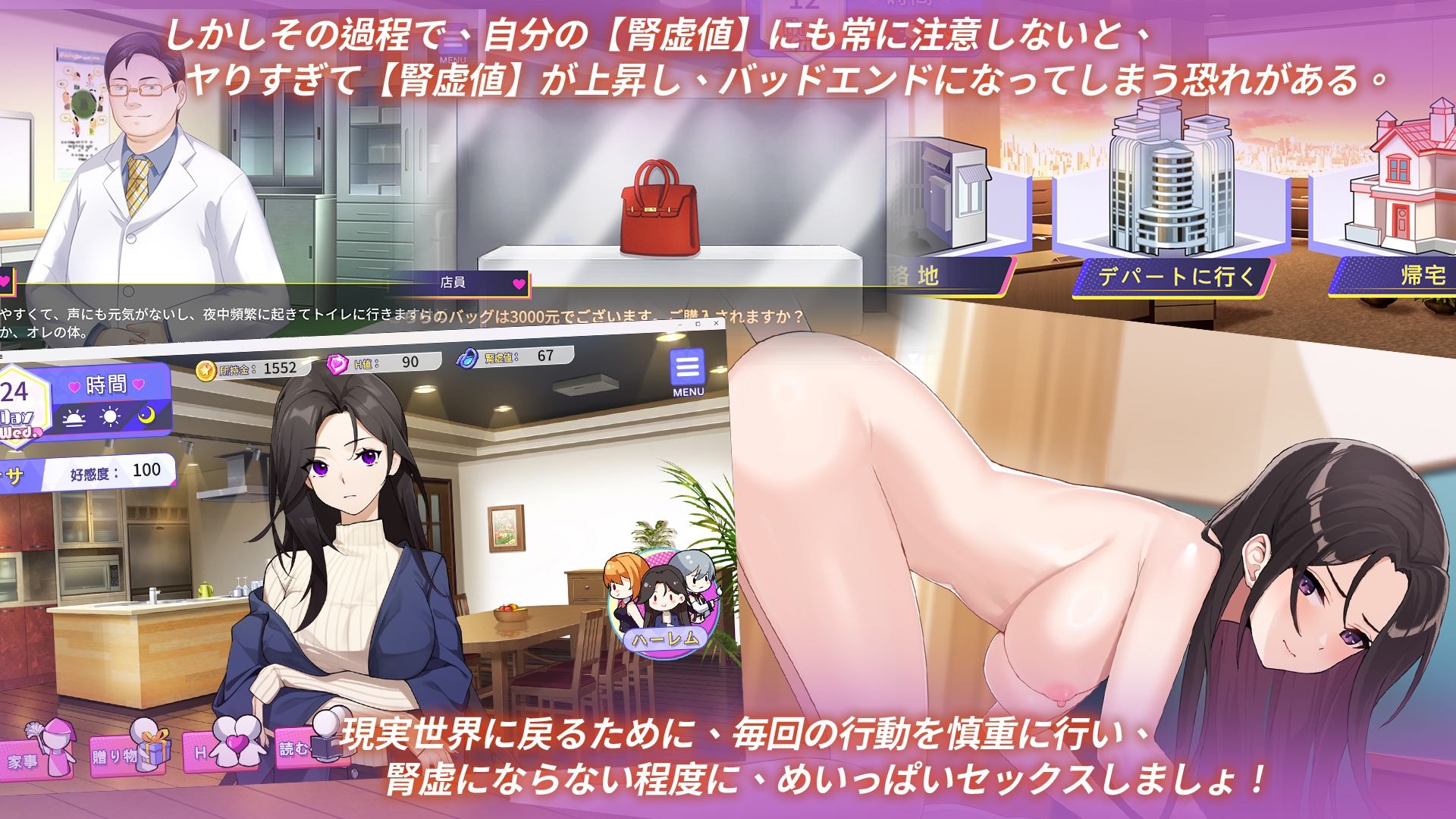 エロゲの世界でハーレムを作った件について