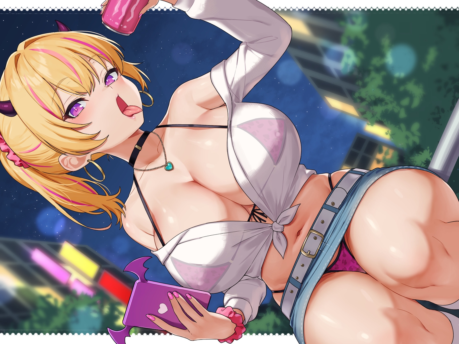 腹ぺこギャルサキュバスのマチアプ即ハメ精液エナドリ代わりにバキュームフェラナマ搾り狩り。オタクくんの精液は私のもの♪