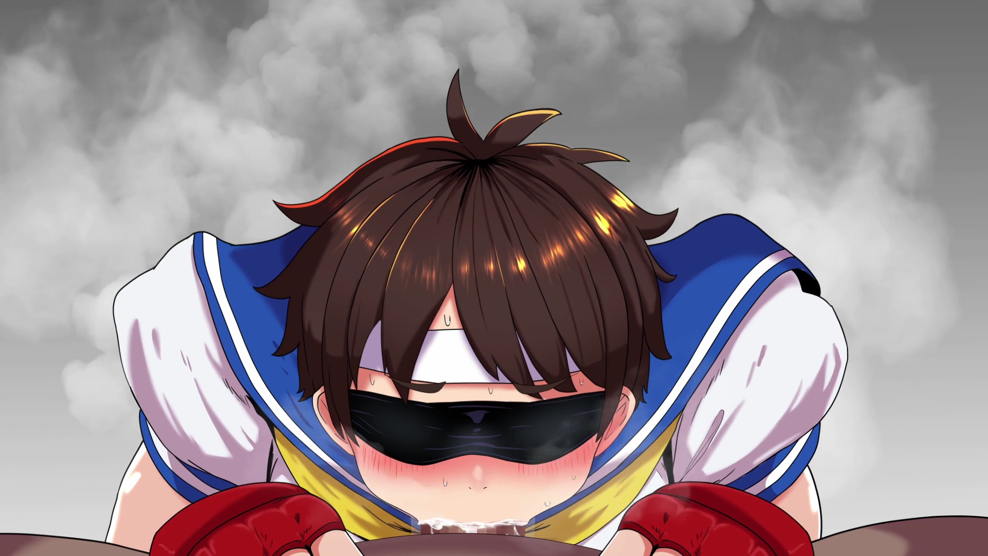 便意我慢目隠しフェラ集(1)