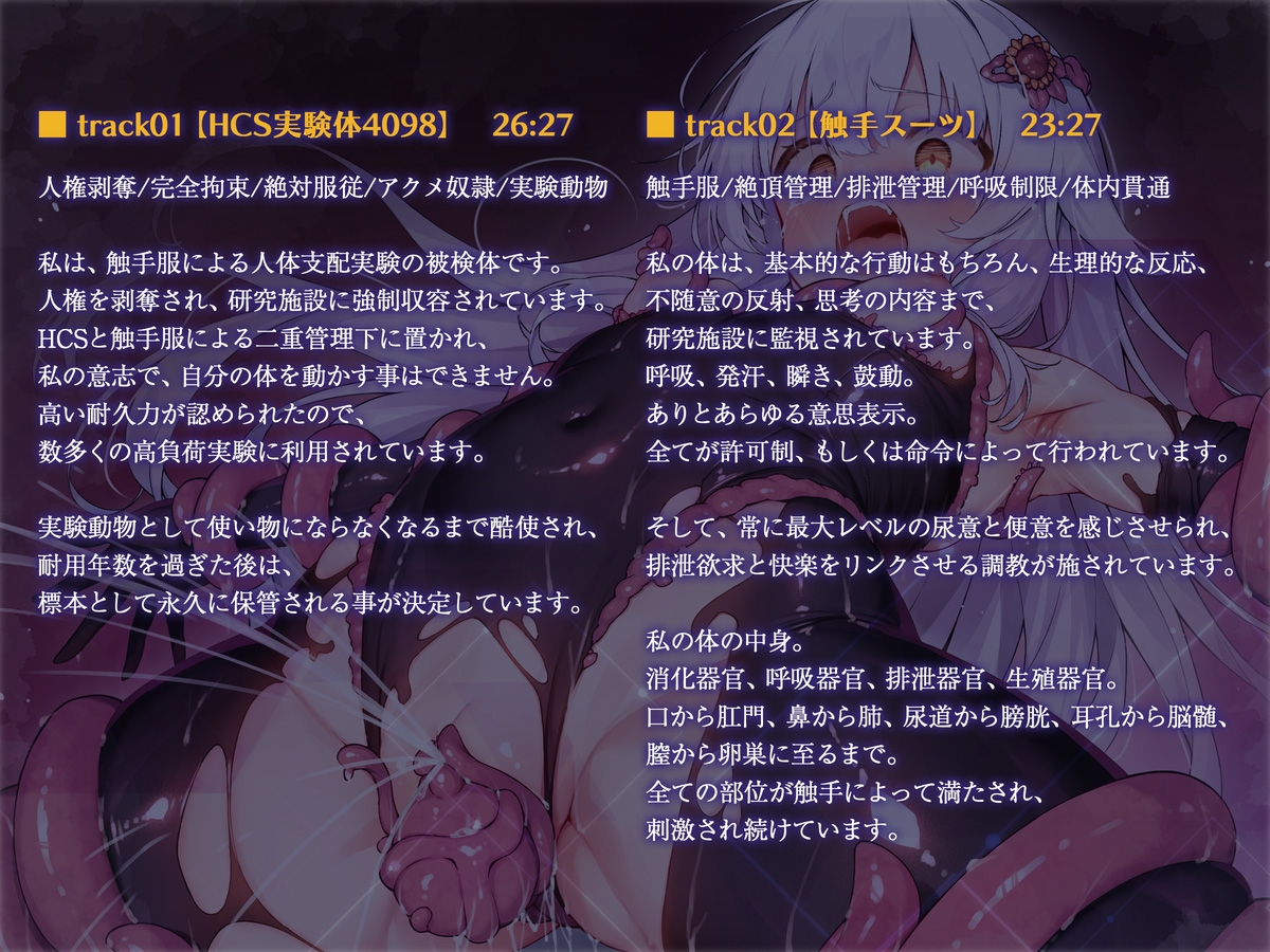 絶対服従プログラムIV 実験体4098 ～淫獄アクメ管理調教～