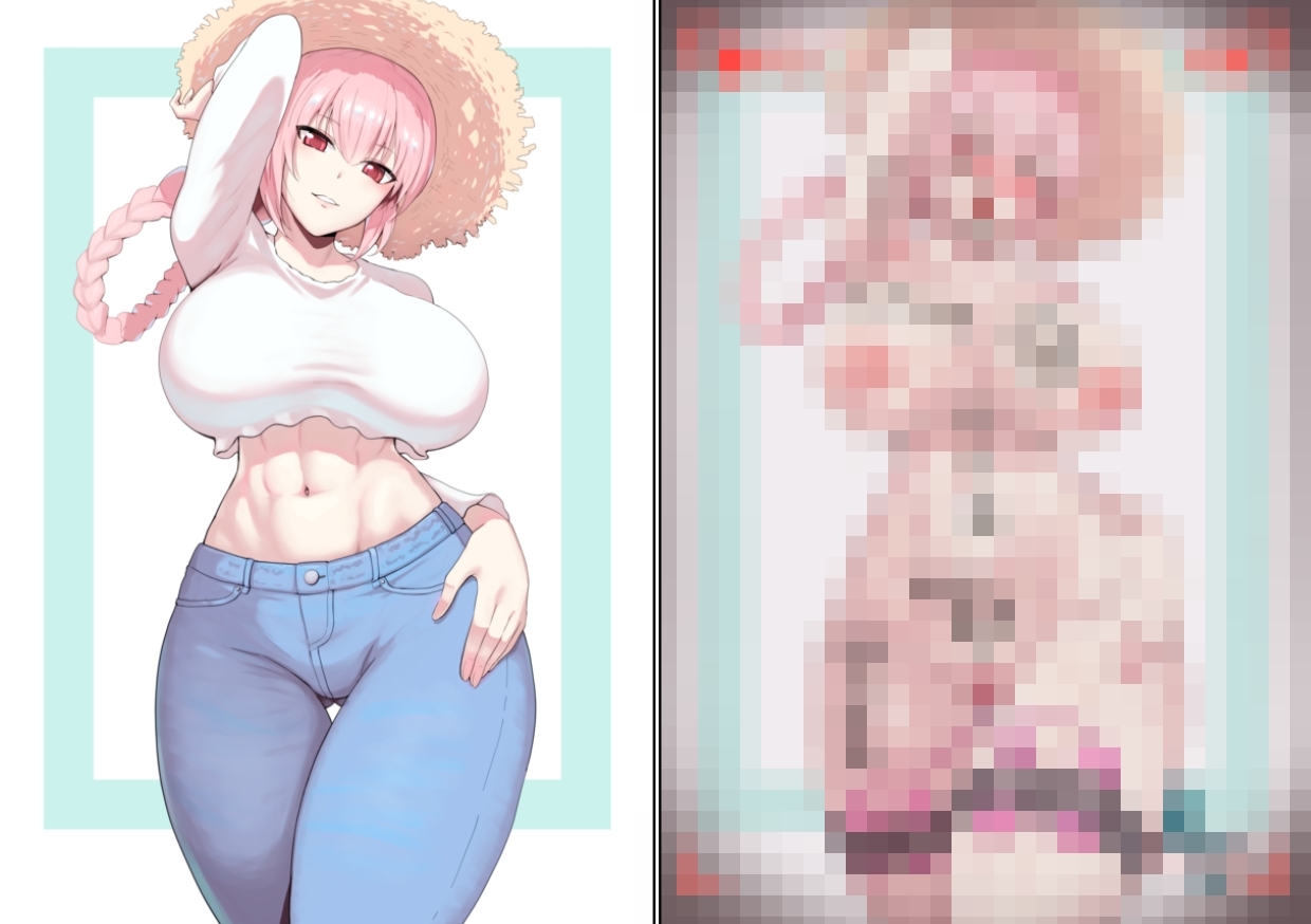 ムキムキサーヴァントが私服モデルでエロ顔を晒すCG集