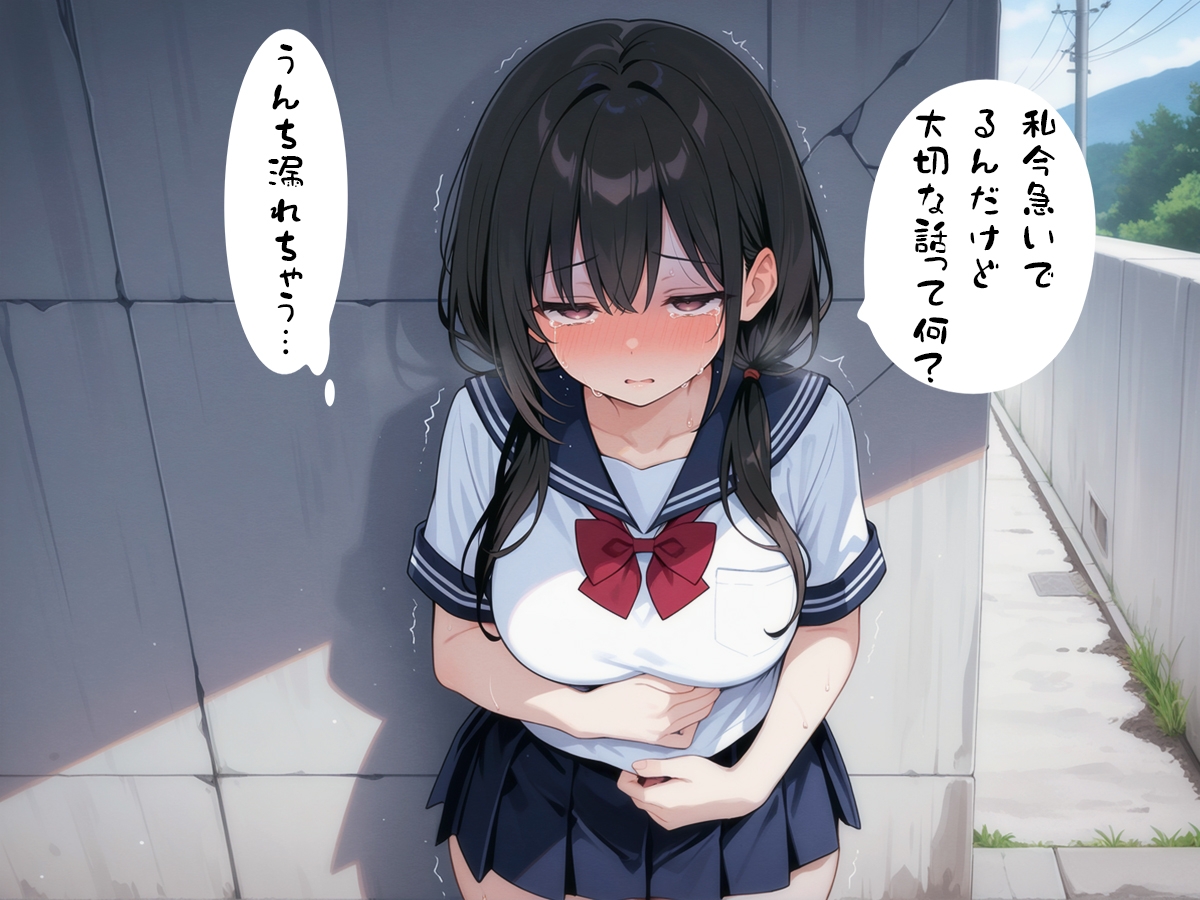 至急便所『大腸から始まる恋愛』~うんち我慢してる女の子に告白!!告白成功するまで絶対に逃さない~