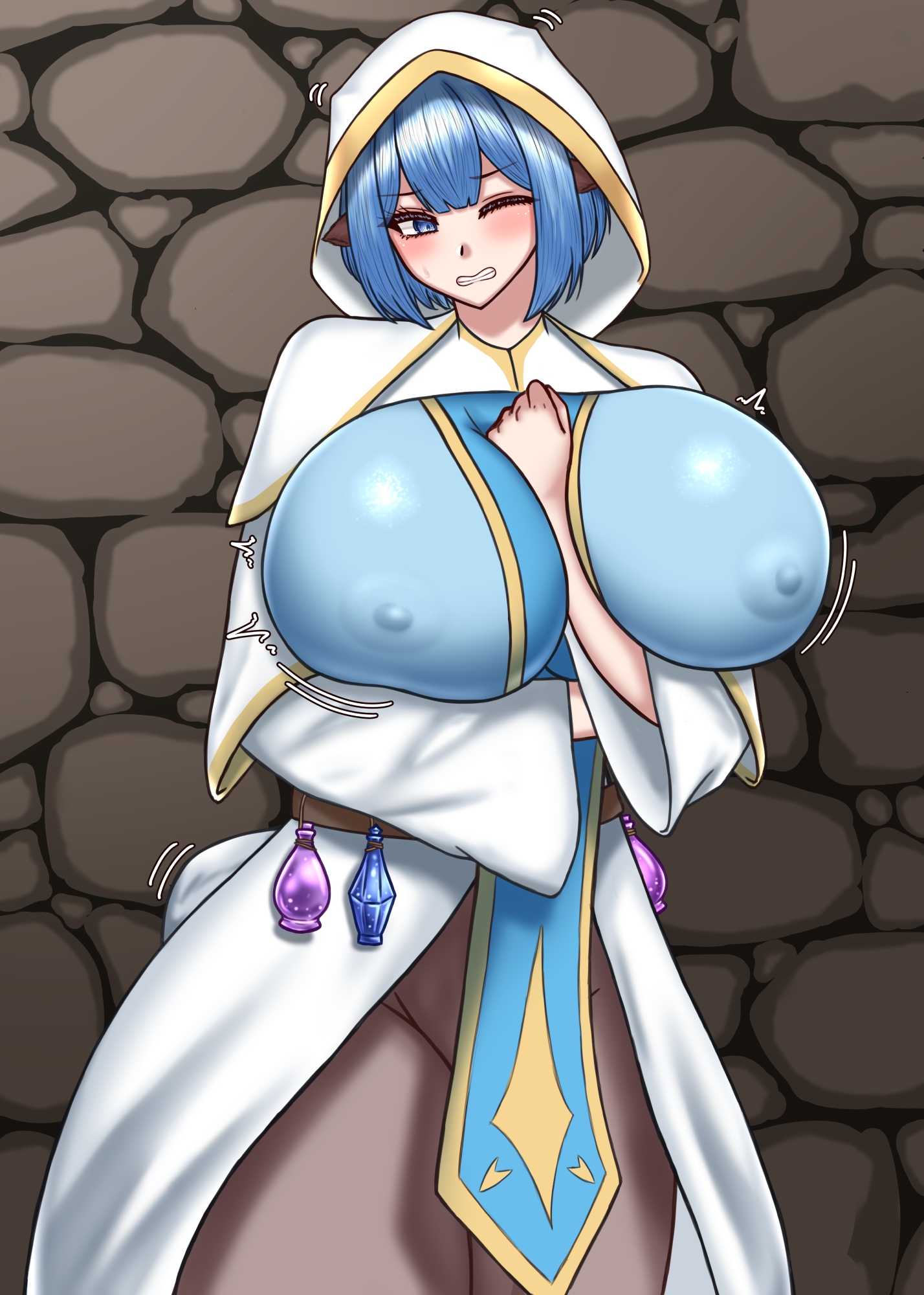 勇者パーティーは爆乳人外痴女になる