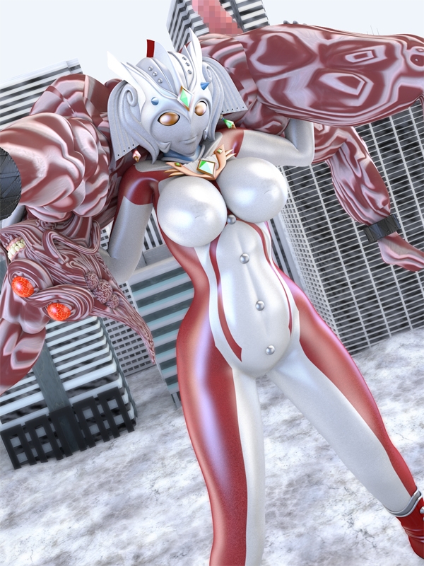 ブレイブママンVSデュアル星人&ギャブル星人