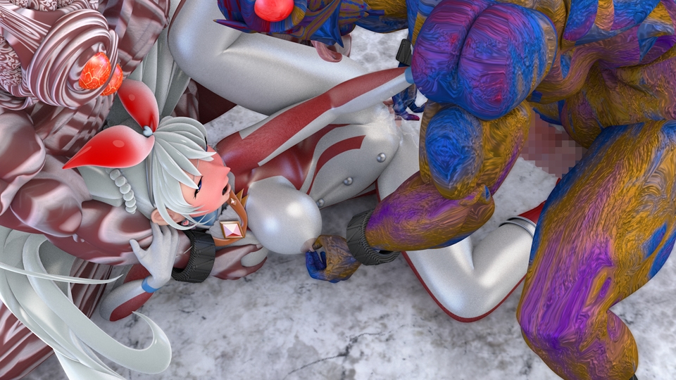 光の女神メロディナVSデュアル星人&ギャブル星人