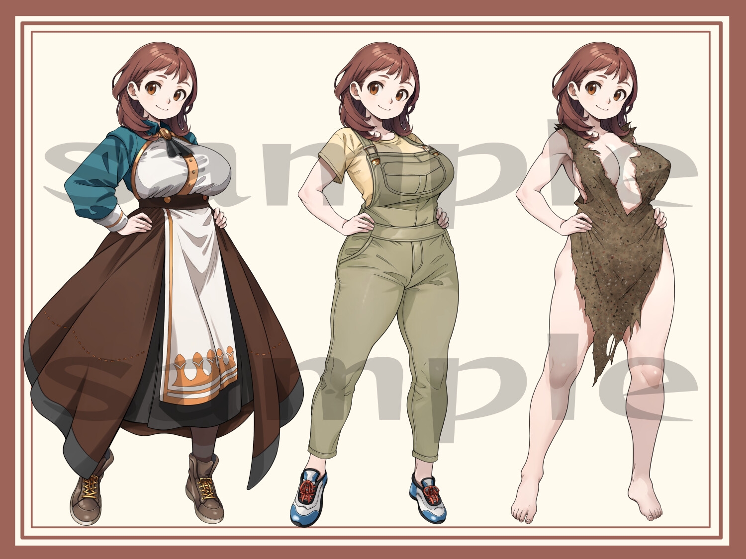 [立ち絵素材]村娘 Vol.26