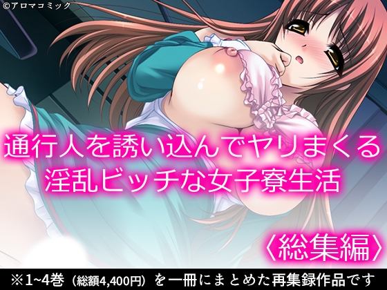 通行人を誘い込んでヤリまくる淫乱ビッチな女子寮生活