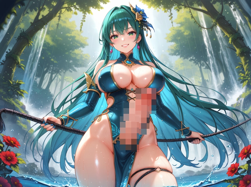 【限界寸止め射精】ザーメンを主食とするふたなりアルラウネのおちんぽ射精管理ゲーム♪24時間触手手コキ&ア●ル責めで、お尻がガバガバになるまで犯されるマゾペットに。