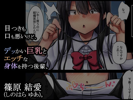 目つきも口も悪い後輩ちゃんは俺のことが好きなのでスケベな水着お願いしてめちゃくちゃHしました。