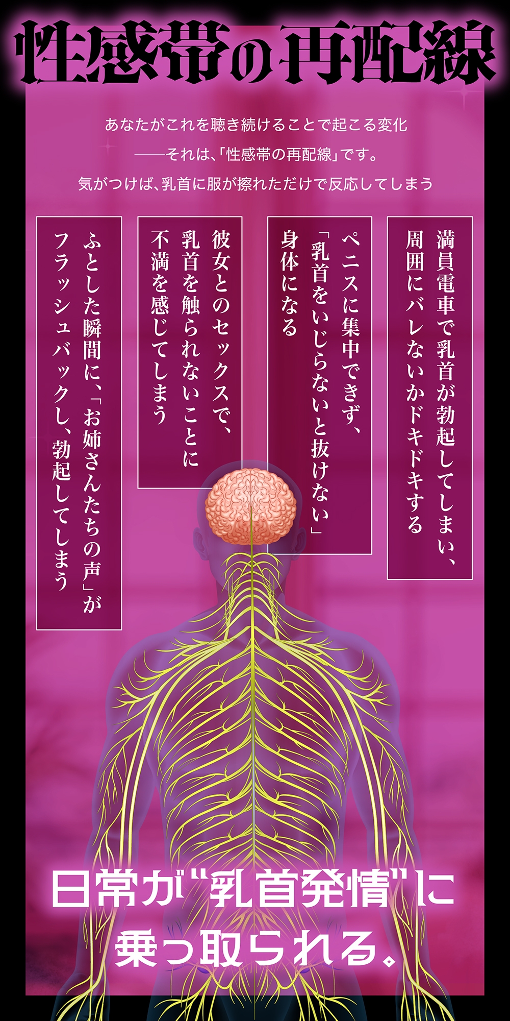 メス喘ぎが止まらない！『寸止め』乳首開発──気持ちよすぎて、“男”が壊れる──