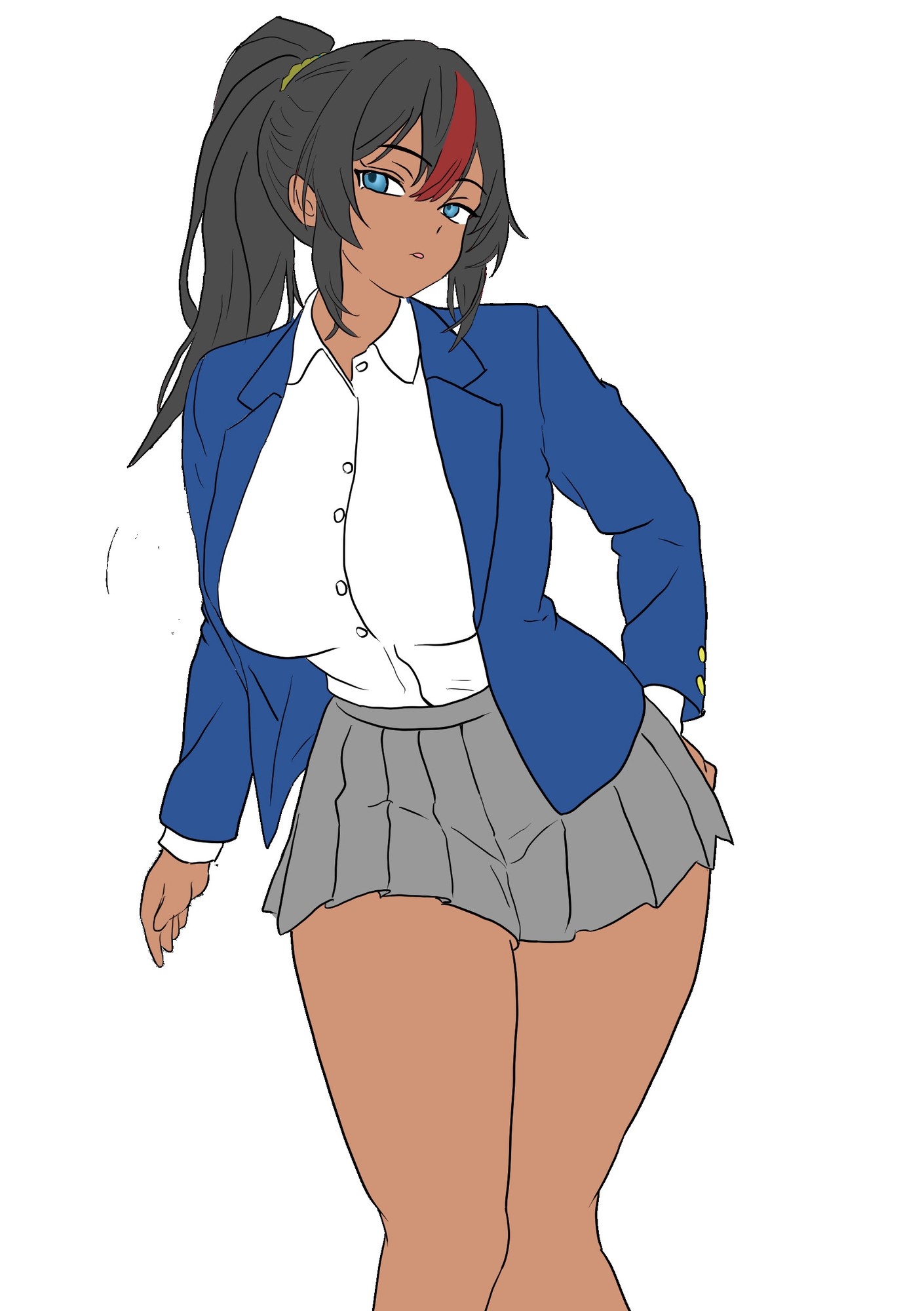 デカケツ先輩を叩いて理解らせて謝らせる話