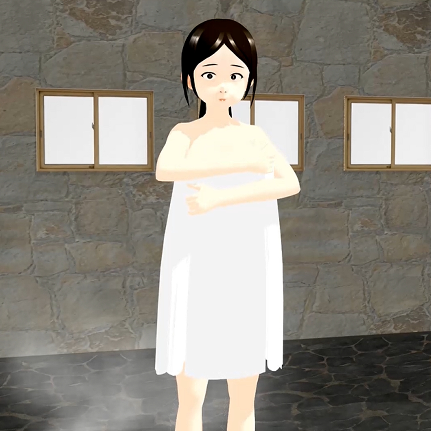 熟女温泉 全裸で入浴 北野聖子