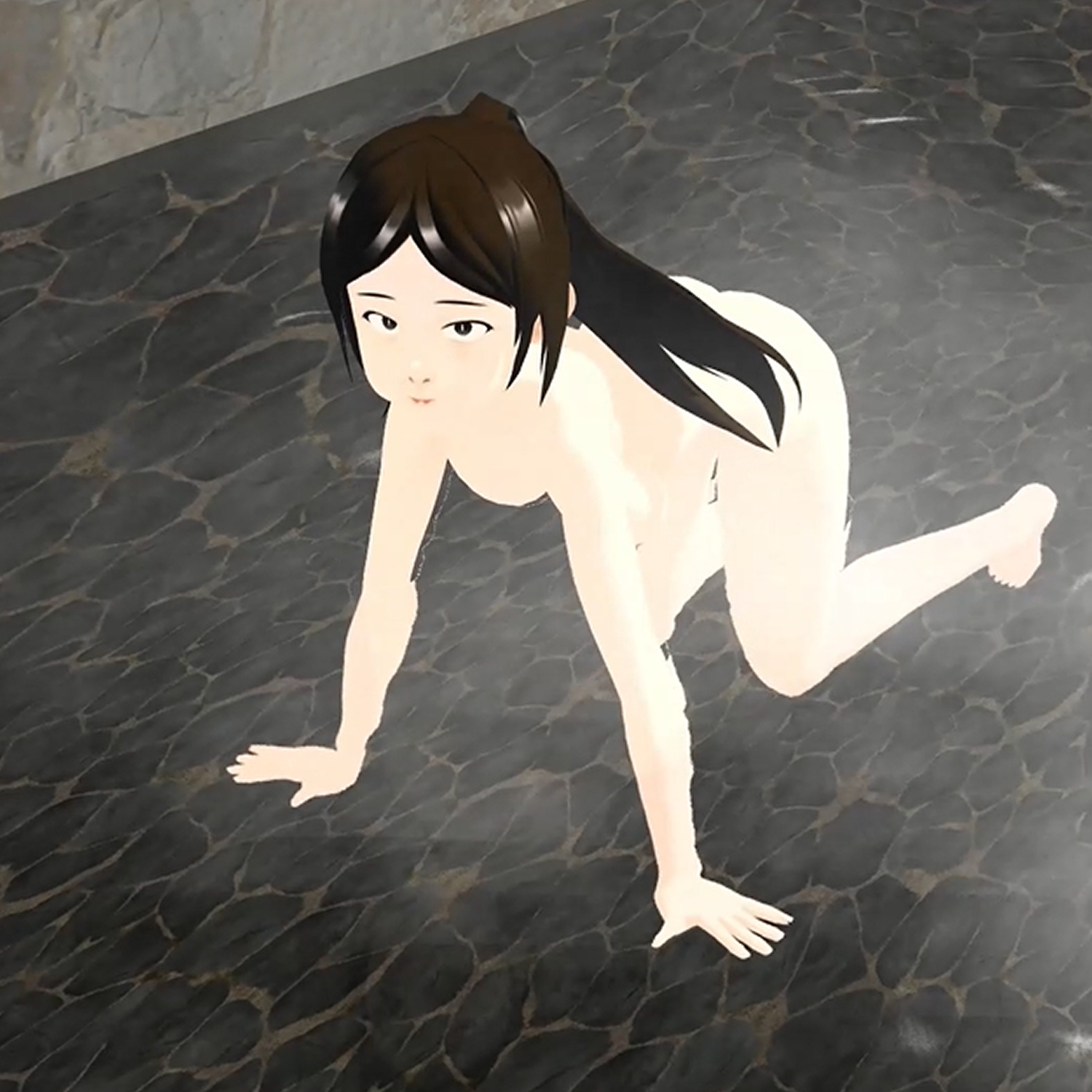 熟女温泉 全裸で入浴 北野聖子