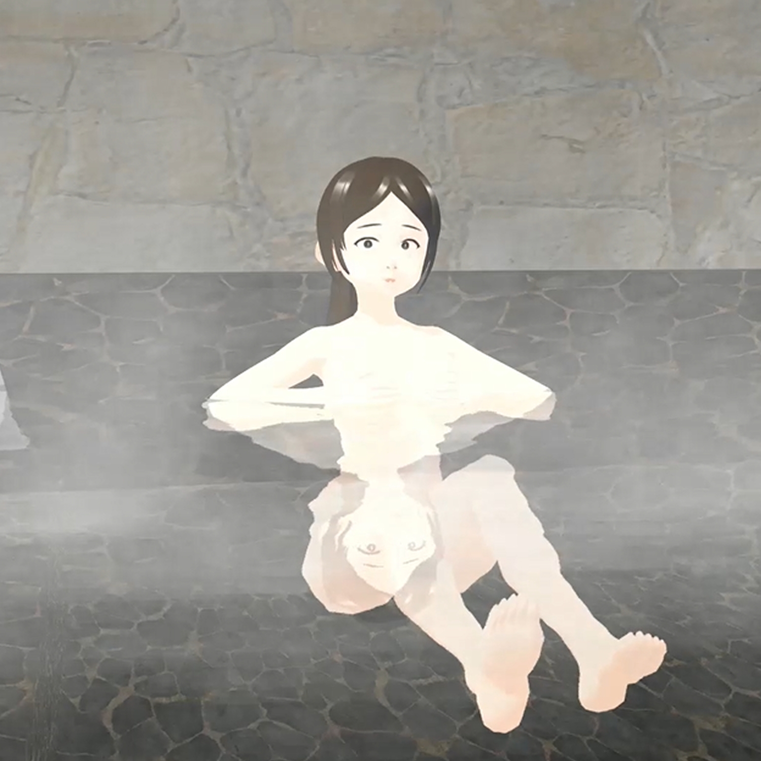 熟女温泉 全裸で入浴 北野聖子