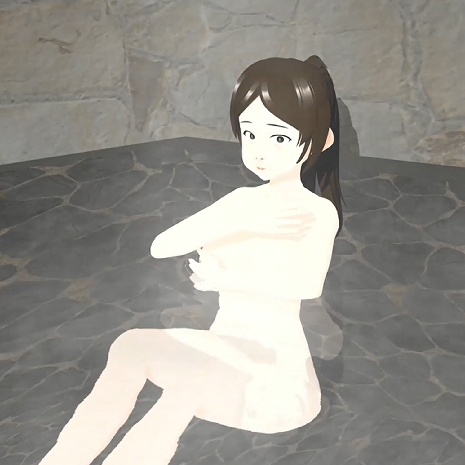 熟女温泉 全裸で入浴 北野聖子