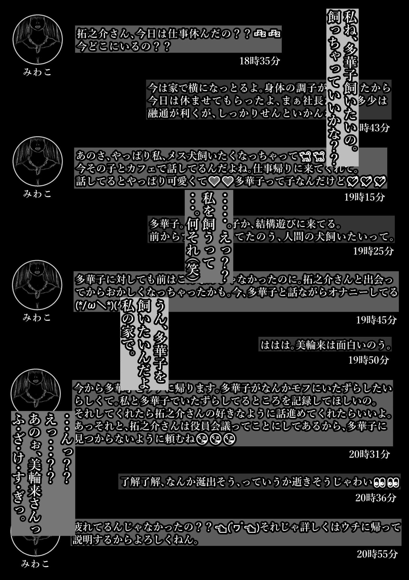 黒よりも黒い黒戯話集「変態犬」