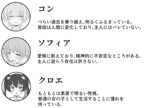 けだもの交尾～3匹のペット～