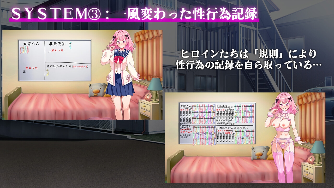 催淫アパート~催淫居住規則による住民支配~