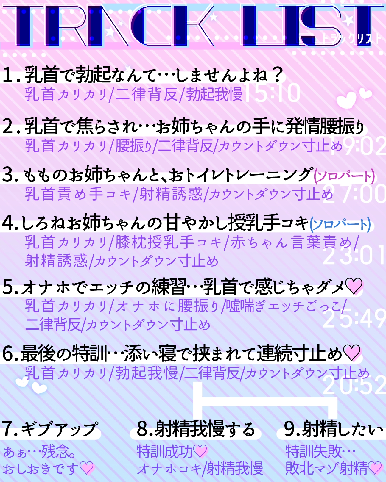 【射精禁止2h超】お姉ちゃんメイドにマゾ乳首バレして…甘々×いじわる寸止め特訓♪【二律背反×乳首責め】