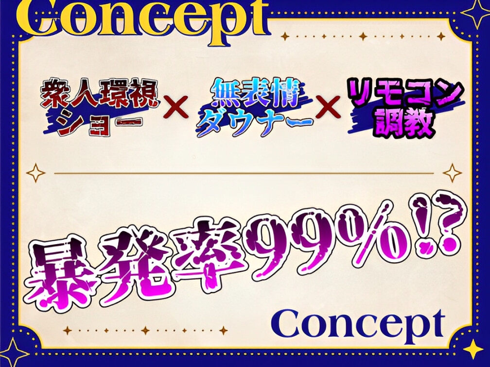 『無表情』『無感情』ダウナー狼少女の『無慈悲』なリモコン調教ショー