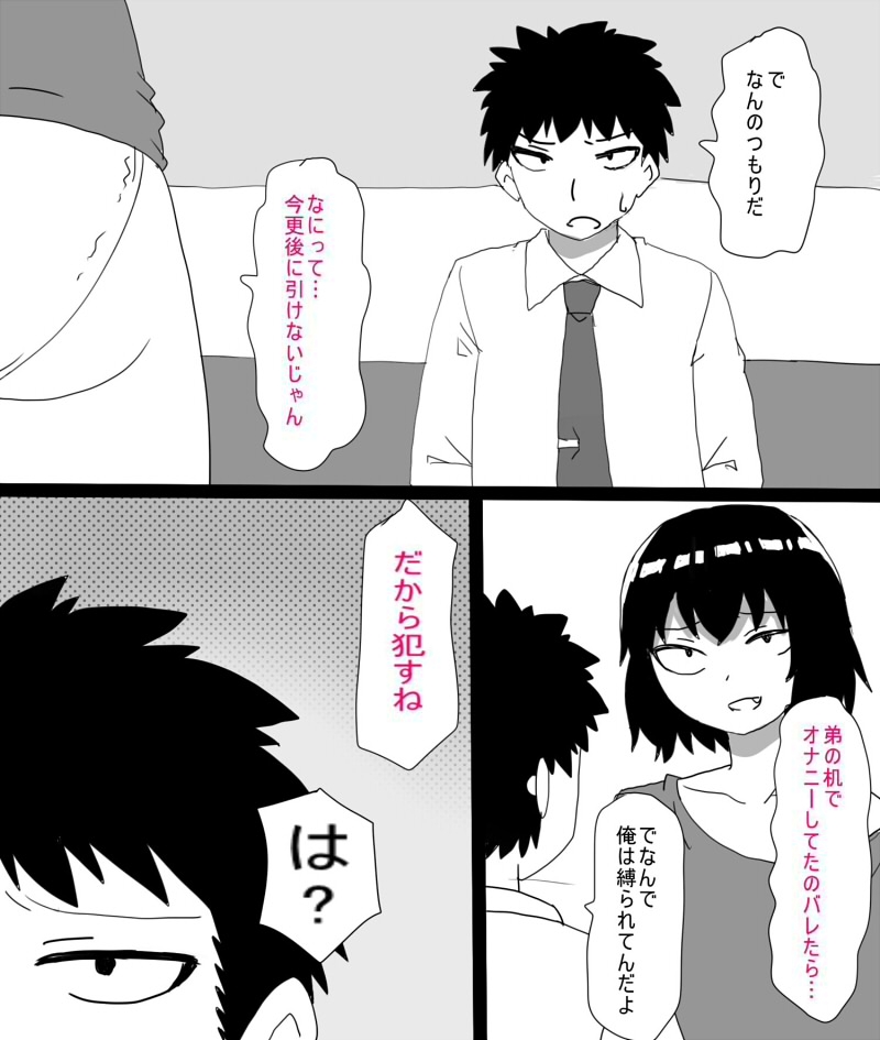 ムラムラした引きこもりの姉は弟で性欲処理をする