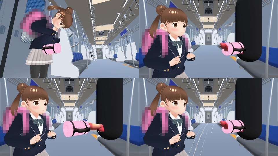 ○○市の生活 通勤電車編