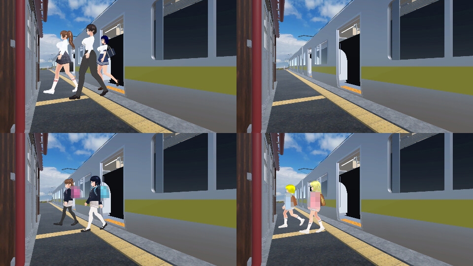 ○○市の生活 通勤電車編