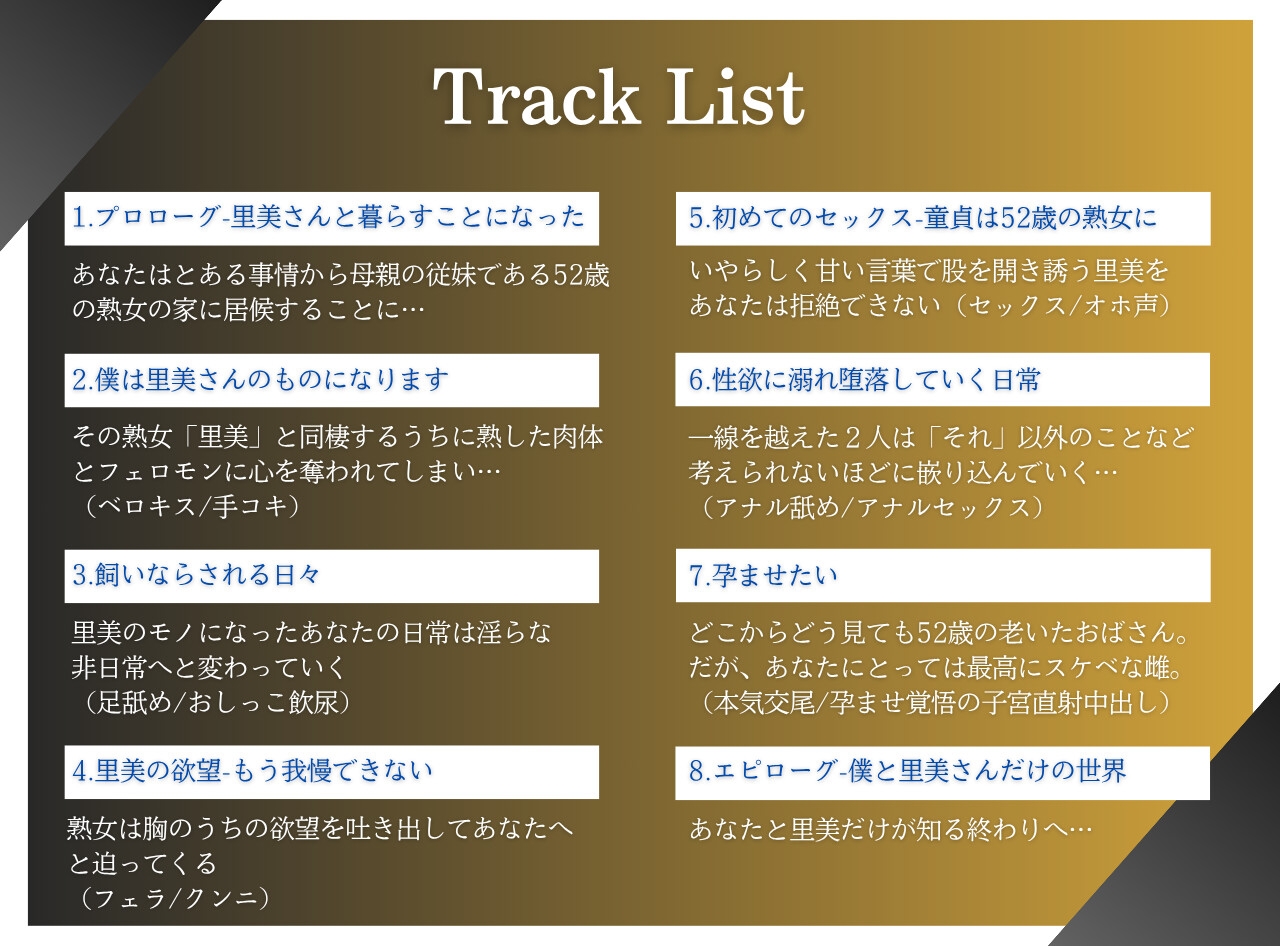 完熟アラフィフ熟女とドスケベ同棲 飢えた親戚のおばさんと肉欲のままに堕ちていく