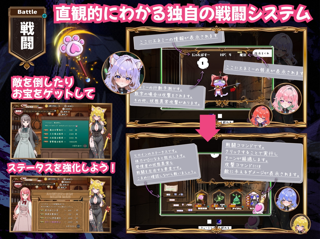 発情ダンジョン～猫耳娘と探索ライフ～