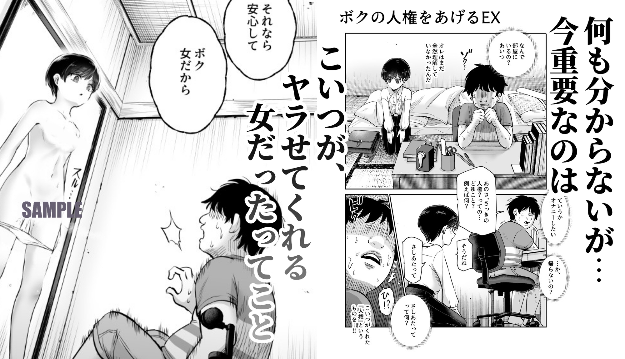 ボクの人権をあげるEX 学校で一番モテて金持ちで天才のエリートが誕生日プレゼントに人権をくれた話(しかも女)