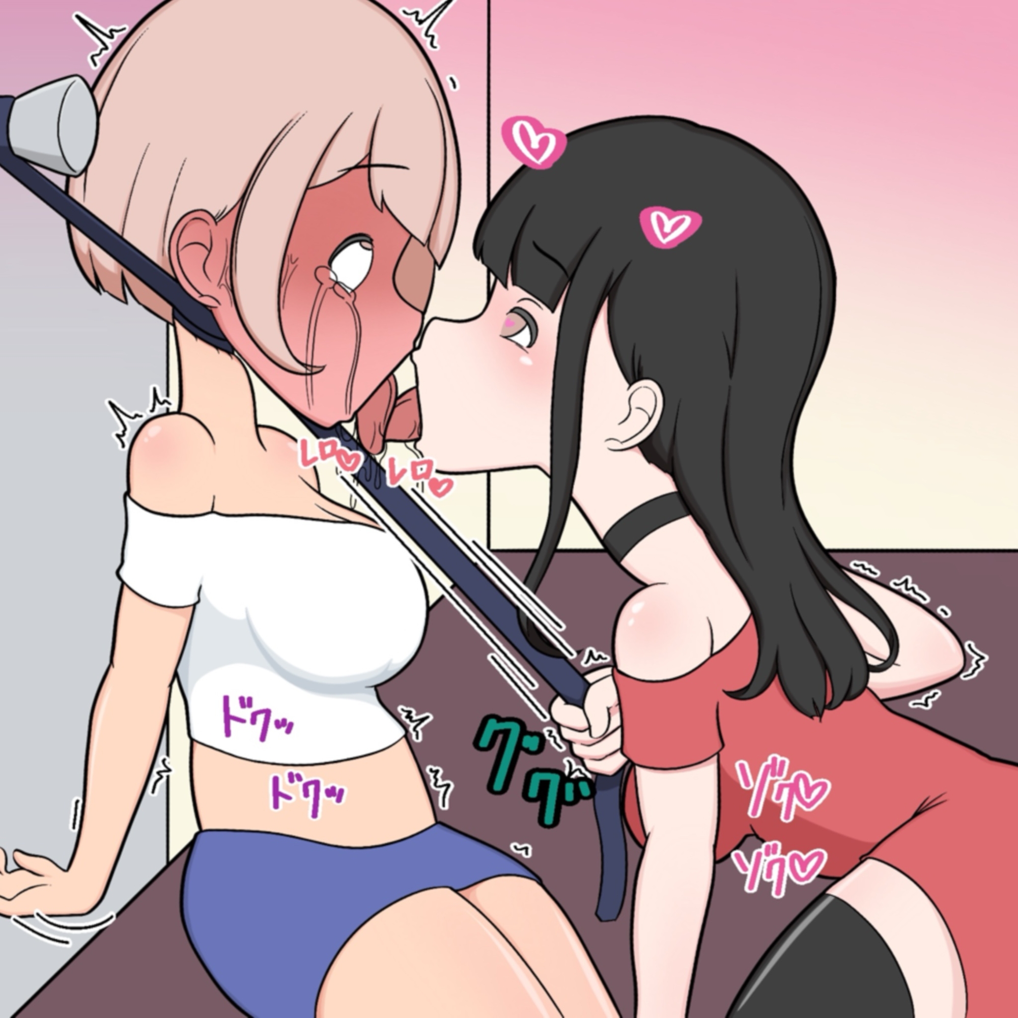 首絞めレズ ドS黒髪ちゃん 性癖の目覚め編