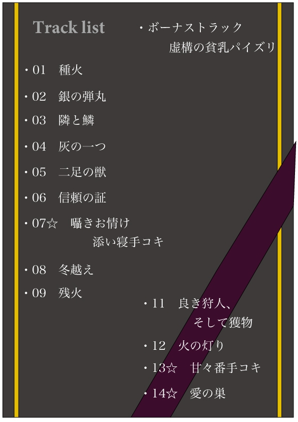 [ケモミミ❎獣狩り❎純愛]ケモミミハントレイド 愛灰 〜皮肉屋ケモミミ娘と狩りのお話〜