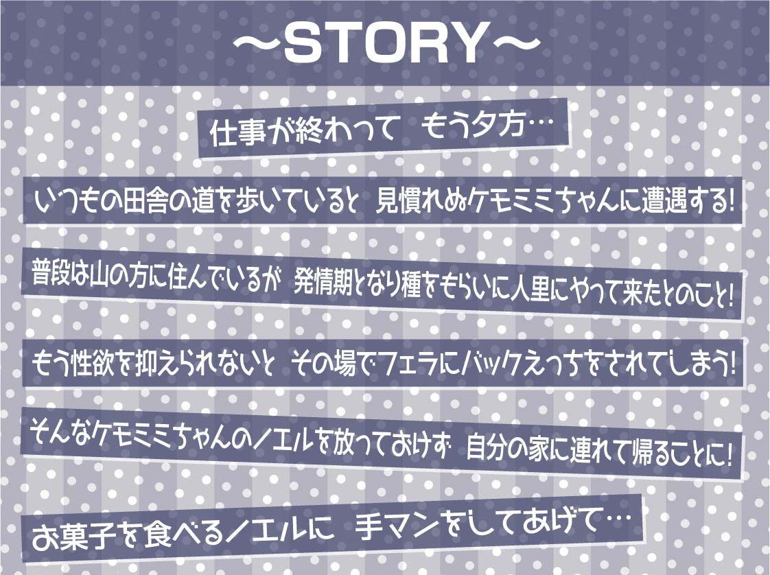 無口ケモミミちゃんと繁殖交尾【フォーリーサウンド】