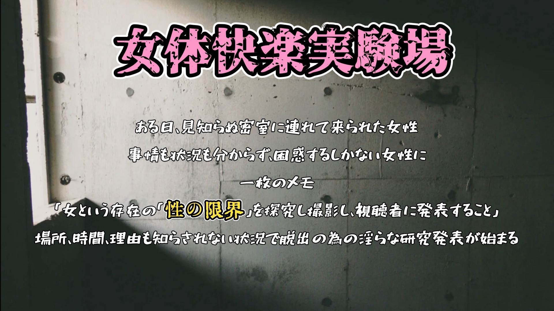 『女体快楽実験場』 被験体No,004「ねこまる」Stage,1後編