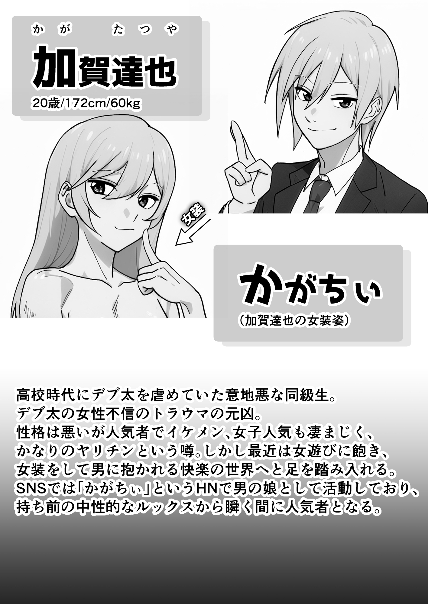 僕の彼女を寝取ったアイツが男の娘になっていたので分からせてやった件