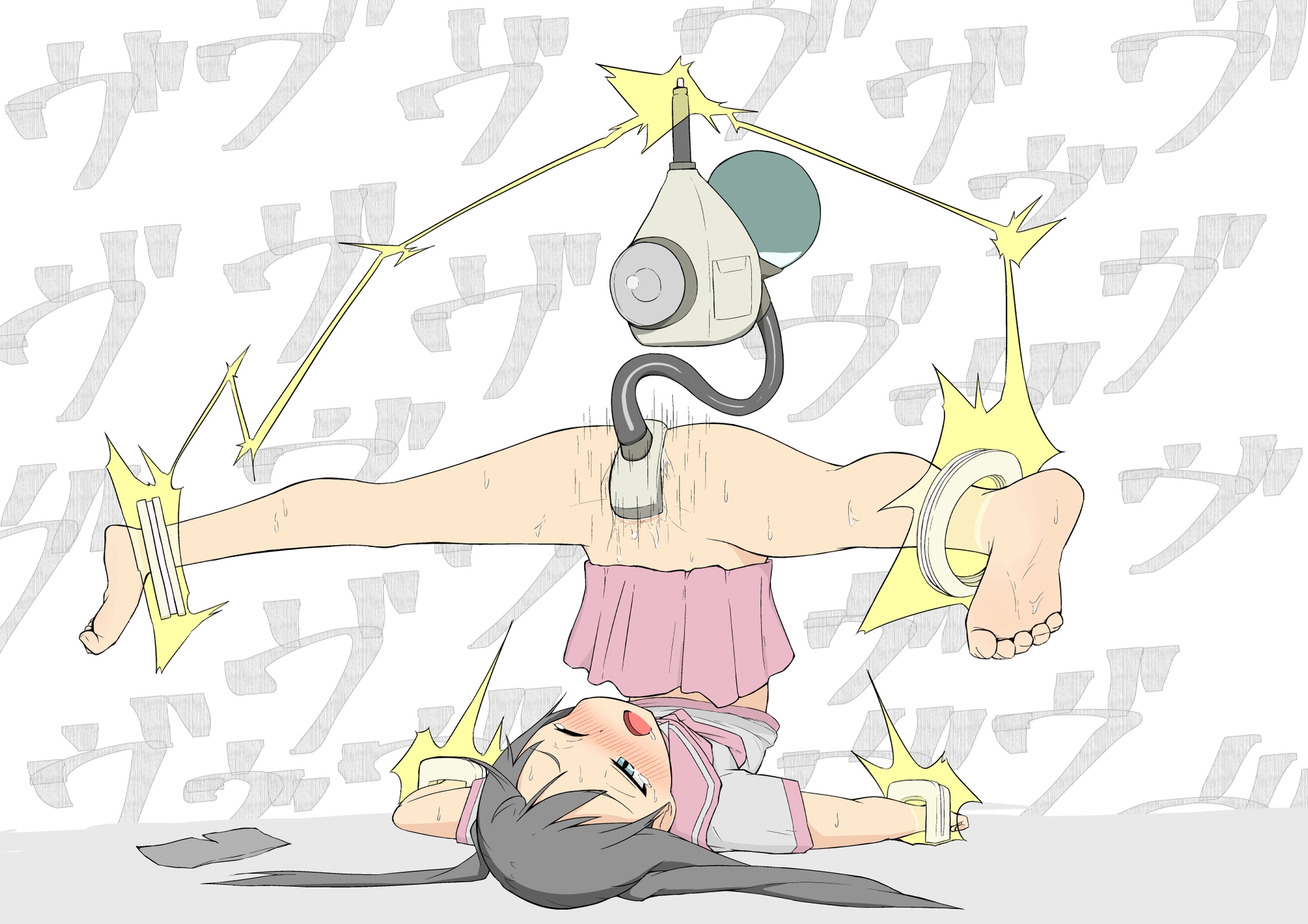 【総枚数201枚】くすぐり、足コキ、拘束(機械、玩具)、その他イラストまとめ【60枚+差分141枚】