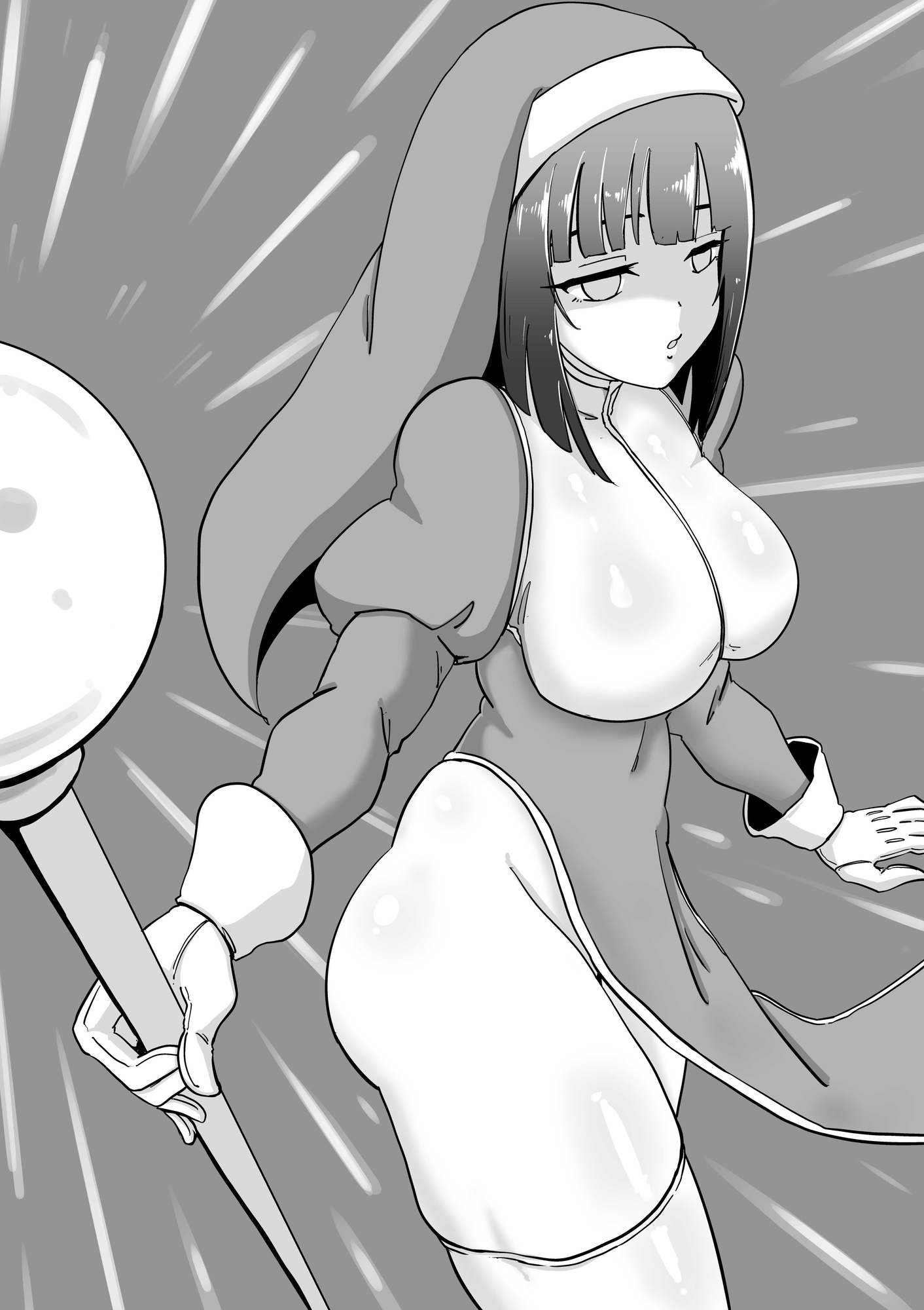 無表情シスター ゴブリン共に○される