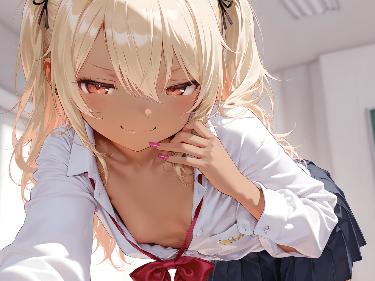 サキュバスJ〇ギャルにおちんぽをドリンクバーにされる【KU100】