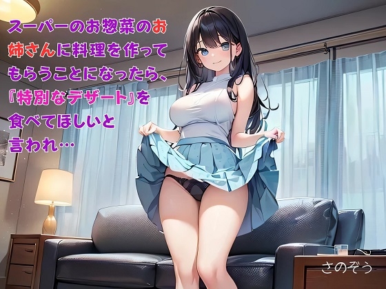 【隙間の文庫】スーパーのお惣菜のお姉さんに料理を作ってもらうことになったら、『特別なデザート』を食べてほしいと言われ…