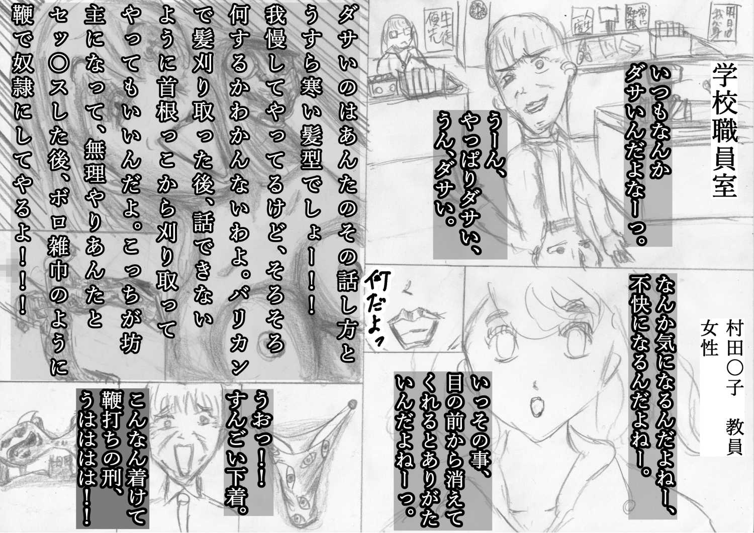 黒よりも黒い黒戯話集「超ウザい奴相手に「お〜っほっほっ」とゲスな高笑いしながら、その場で全裸になって変なポーズをして生パンティ見せつけて罵倒するお話」