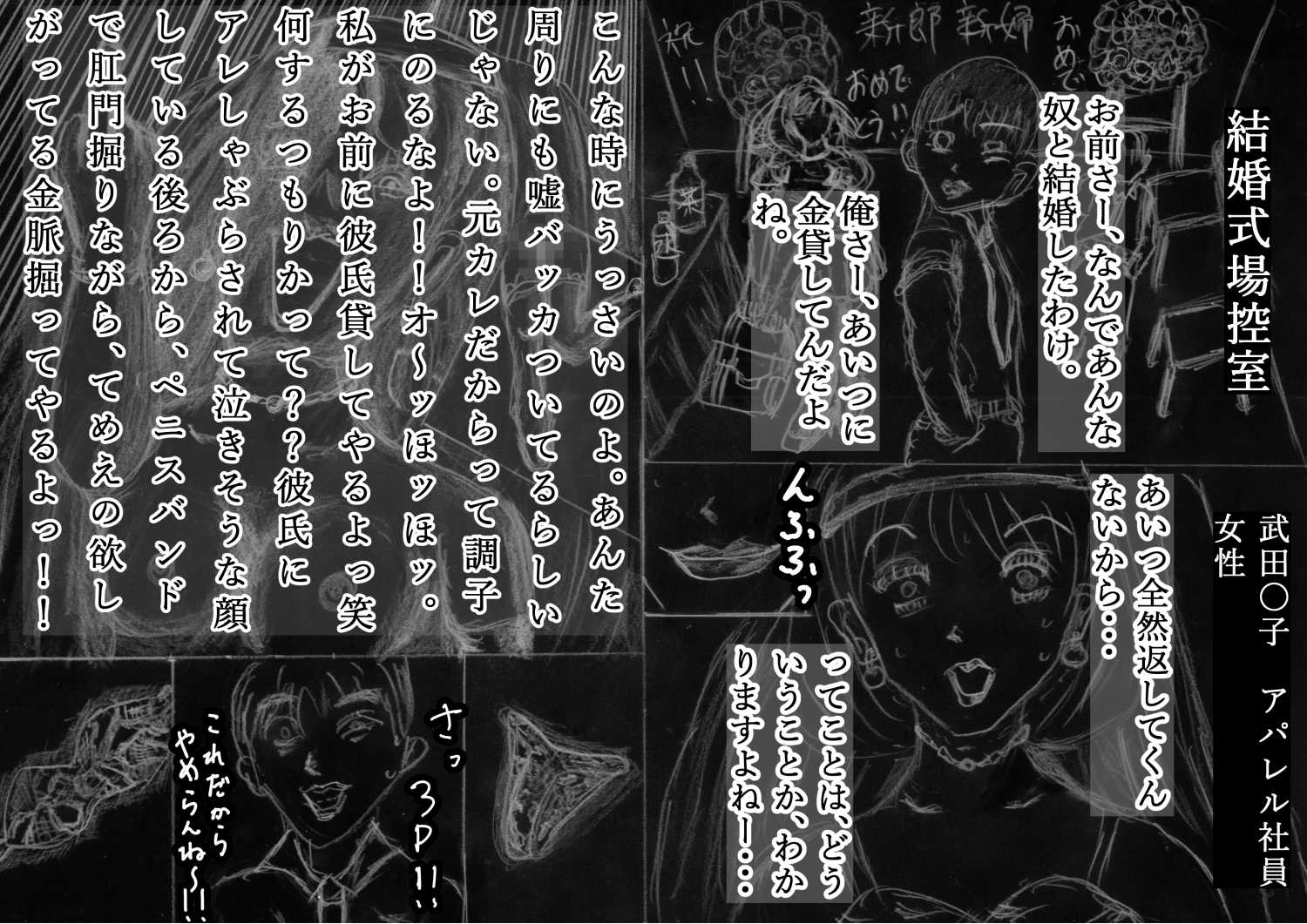 黒よりも黒い黒戯話集「超ウザい奴相手に「お〜っほっほっ」とゲスな高笑いしながら、その場で全裸になって変なポーズをして生パンティ見せつけて罵倒するお話」