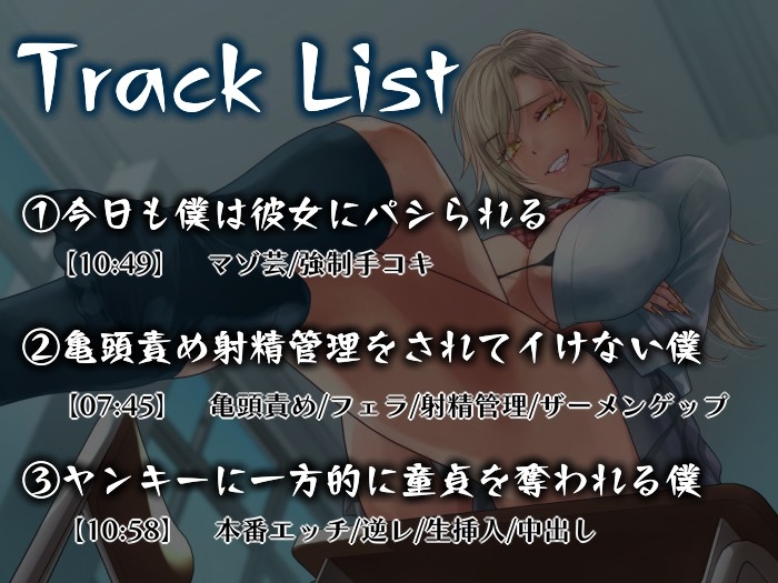 【女性優位/ゲップ♡】ギャル系ヤンキー女子～オタク君に性的指導♡～【M向け】