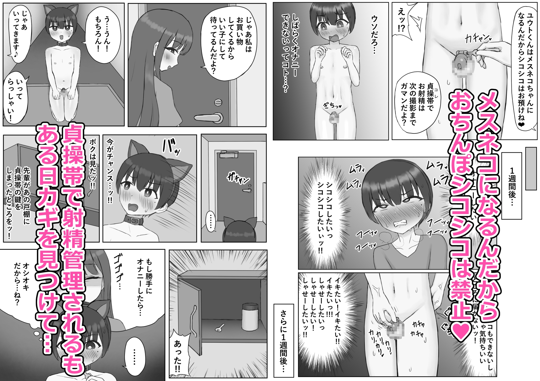 ふたなり年上彼女のペット兼マゾオナホにされちゃいました…